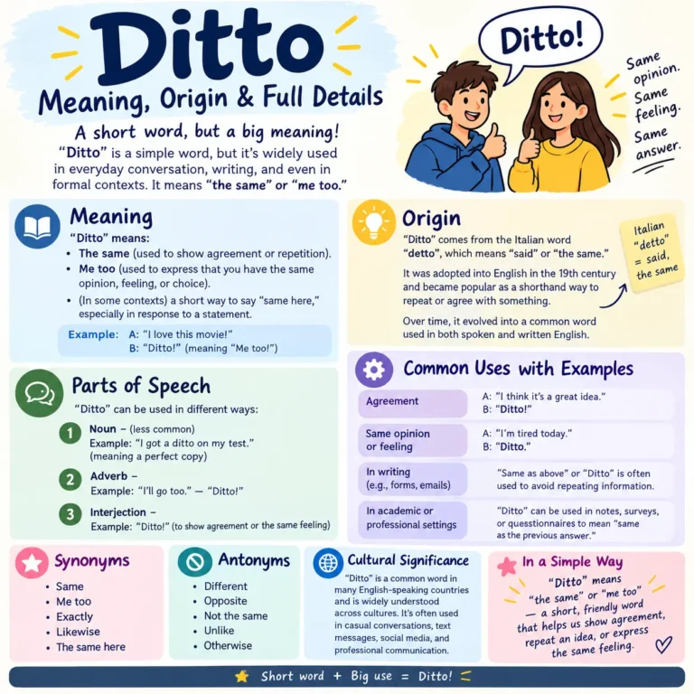 Ditto Meaning