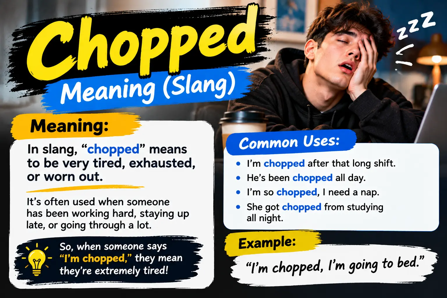 Chopped Meaning Slang