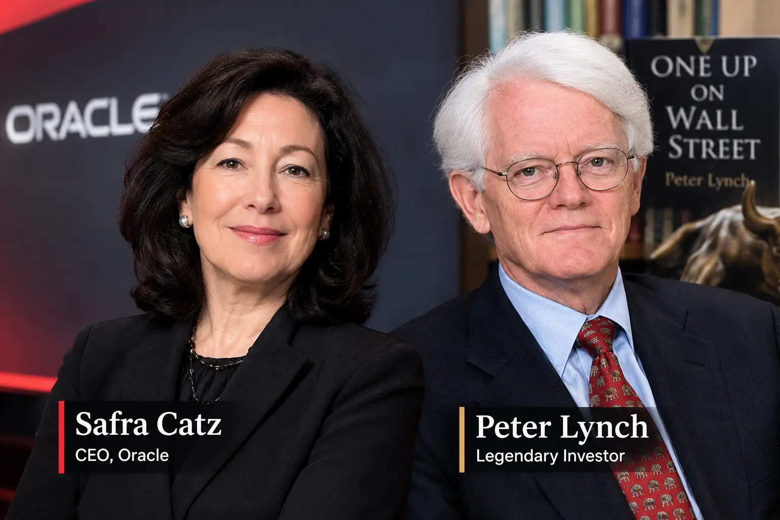 Safra Catz and Peter Lynch
